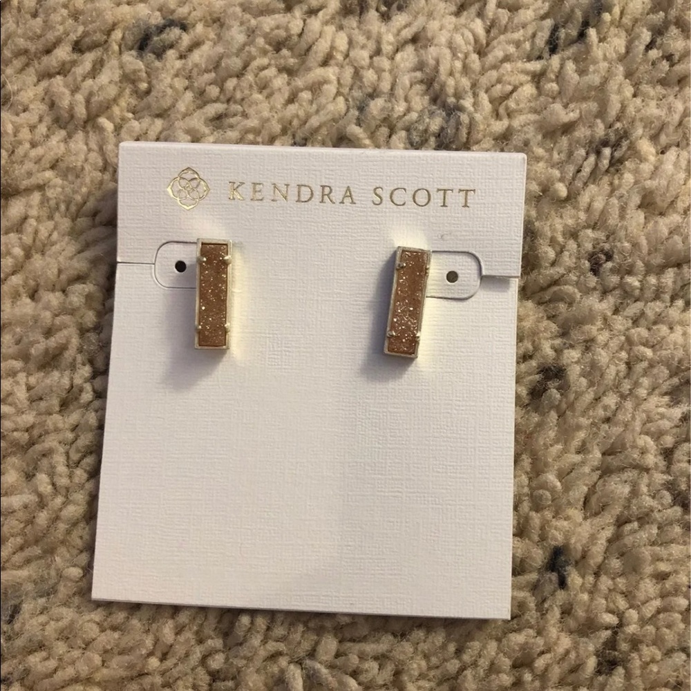 Glitter Kendra Scott earrings. Brand new